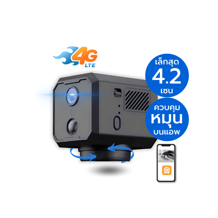 กล้องวงจรปิด ขนาดเล็ก SebO CHIBI MOVE 4G  Full HD ขนาด 4.2 cm (อินฟราเรดไร้แสง)_0